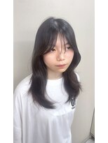 アース 上本町店(HAIR&MAKE EARTH) 大人美人◎韓国風シースルーレイヤー