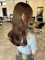 ナンバー(number+)&nbsp;20代30代40代ブリーチなしオリーブグレージュナチュラルレイヤー