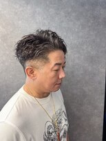 メンズサロン キング 心斎橋店(Men’s salon K!ng) ホワイトメッシュ/ツイスト/ツイスパ/パーマ/メンズ/眉毛/心斎橋