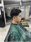 MEN'SHAIRウルフカルマパーマメンズショートイージーパーマ