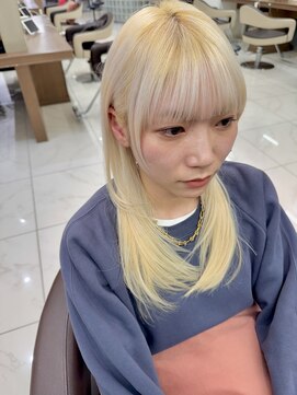 アッシュ 下北沢店(Ash) おくれげがかわいい！顔まわり＆前髪カット