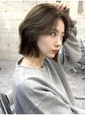 20代30代人気レイヤーカット韓国ヘアーワンホンヘアレイヤーボブ