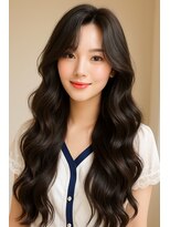 ザシェノンアオヤマ(THE CHAINON AOYAMA)&nbsp;コテ巻き風パーマ】/渋谷/青山/表参道/韓国レイヤー