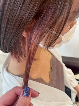 髪質改善/顔周りレイヤーカット/グレージュ[千葉/千葉駅]