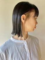 グーム(goom.)&nbsp;インナーカラーボブ切りっぱなしボブ