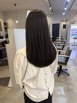 シェル 津山の手店(shel) オリーブブラウン艶髪髪質改善レイヤー