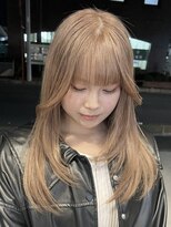 ラック 津田沼(LUCK)&nbsp;ミルクティーブラウン/レイヤーカット/ハッシュカット