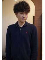 エディ(Edy)&nbsp;メンズマッシュツイストスパイラルパーマ韓国ヘア眉毛カット岡山
