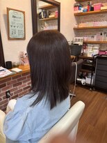 ヘアーズモアー(HAIR’S MORE)&nbsp;ミディアムレイヤー/前髪矯正/白髪染め