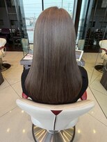 アース 四日市店(HAIR&MAKE EARTH) 圧倒的艶感ナチュラルブラウンストレート