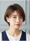 時短ショートボブ川越/ハイライト/白髪ぼかし/白髪染め