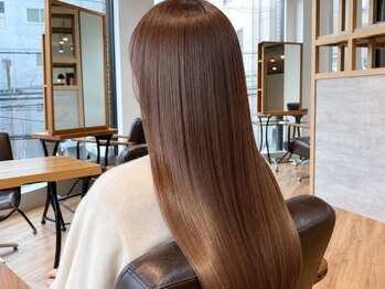 ヘアーズルーム 風(Hair's room fuu)の写真/癖毛うねり湿気で広がる髪にサヨナラ！サロン帰りの質感を長持ちさせる魔法◎