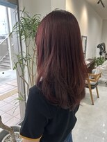エミュ(emu.)&nbsp;ブリーチなし◎レッドカラー
