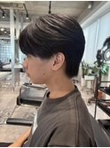 【愛】襟足ありナチュラルセンターパート