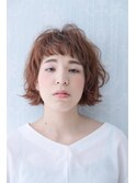 [玄甫由紀]外はねボブ×眉上アシメバング