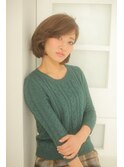 大人かわいい  小顔 ワンカールボブ