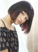 目ヂカラUPの小顔ボブ