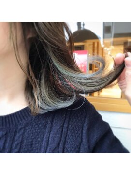 ヘアデザイン テト(hair design te et) オシャレ感UP♪インナーカラー☆