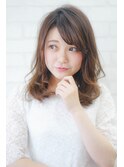 ふわくしゅミディアムヘアー