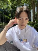ノーセットでもきまるセンターパート