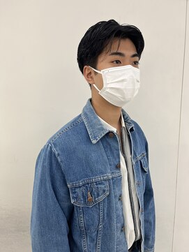 エンドリンク(endlink) ニュアンスパーマ×センターパート