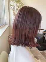 テテヘアー(tete hair)&nbsp;ピンクレッドカラー