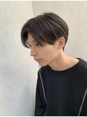 センターパート 韓国ヘア 20代 ツーブロック 眉毛カット【札幌】