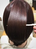 ブラウンボブ_最上級髪質改善トリートメント_kiki0091