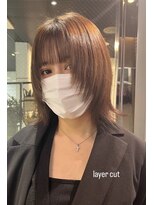 ヘアーアンドメイク ビス(HAIR&MAKE bis) 顔まわりザクザクレイヤー☆【多田 華歌】