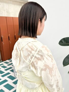 ノエ(noe) 外ハネボブ×ダークブラウン