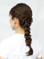 ピークアブー アヴェダ アトレ恵比寿(PEEK-A-BOO AVEDA)&nbsp;編みおろし　ヘアセット　結婚式参列