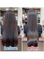 グリームバイフォルテ 藤枝(gream by FORTE)&nbsp;greamオリジナル髪質改善×ツヤ髪エステ縮毛矯正で自分史上最高