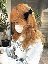 ヲタク(wotaku.)&nbsp;オレンジカラー/暖色カラー/ケアブリーチ/ハイトーン/ベージュ