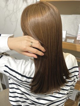 トリコ ショップアンドヘアサロン(tricot shop hair salon) とぅるんと質感 オリーブベージュ ラベンダー