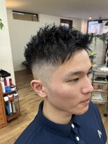 バーバーショップテト(barber shop tete) アップバングスキンフェード