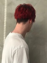 ギークス(GEEKS)&nbsp;【GEEKS渋谷】メンズハイトーン/レッド/夏カラー/マッシュ/小顔