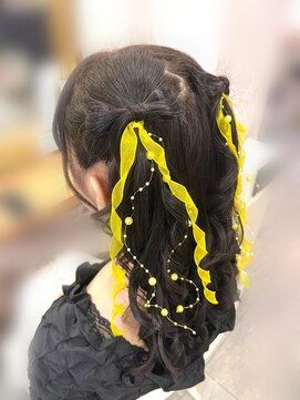 クラビス(CLAVIS) リボン ハーフツインテール