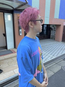 コーチ 新代田店(Coach) Coach Hair Studio 新代田店刈らないショート×ファンシーピンク