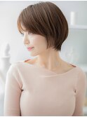 小顔かきあげバングショートマッシュウルフh3上尾20代30代40代
