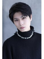 リップス 表参道店(LIPPS)&nbsp;スーツ短髪ツーブロック束感モテる黒髪シークレットパーマ流行