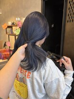 アチーブリス(achieve Liss)&nbsp;ブルーシルバーダブルカラーナチュラルくびれヘア20代30代40代