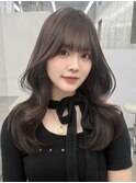 ☆韓国くびれヘア セミロング ショコラグレージュ☆