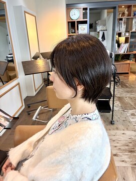 ナチュラルショート ショートボブ