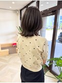 ラベンダーグレージュ / くびれボブ