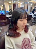 全頭ブリーチに飽きたらインナーカラー!【ブリーチなしカラー】