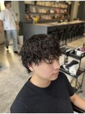 波巻きパーマ/スパイラル/メンズパーマ/ウルフカット/外国人風