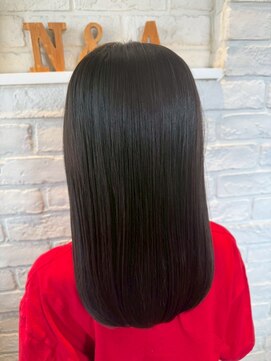 エヌアンドエー 春日部東口店(hair shop N&A) 触れてみたくなる◎艶感ストレートロング/髪質改善