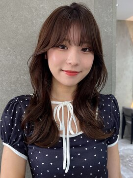 ロンドワン 三宮元町(Lond one) セミロング/レイヤーカット/顔周りカット/フェイスレイヤー/前髪