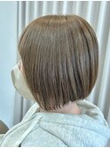 黒髪/クラゲヘアー/オリーブグレー/小顔/ココアベージュ/伊勢崎