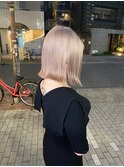 【名古屋/栄】ボブカット/ブリーチ/ミルクティーベージュ